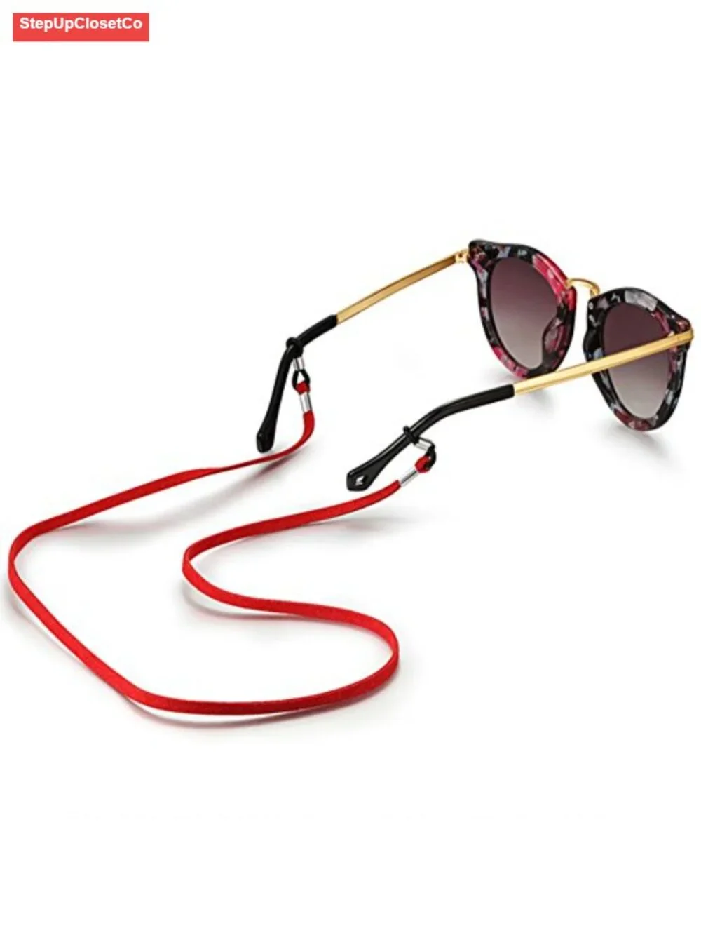 Imitation Suede Eyeglass Holder Strap Cord Glasses Lanyard Necklace